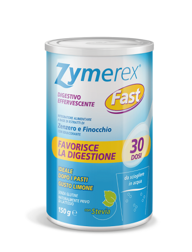 ZYMEREX FAST DIGESTIVO EFFERVESCENTE GRANULATO GUSTO LIMONECON STEVIA 150 G