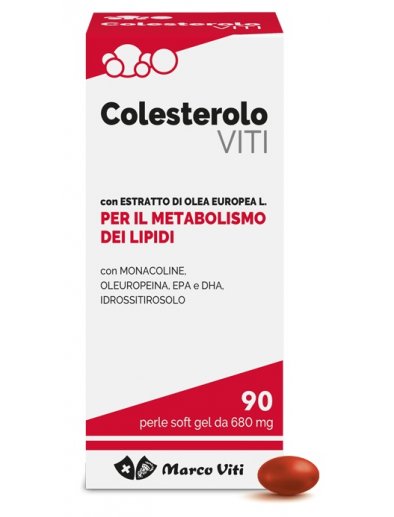 Viti Integratore Colesterolo Con Estratto Di Olivo 90 Perle Soft 