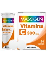 Massigen Dailyvit Integratore Vitamina C 500 mg 24 compresse masticabili