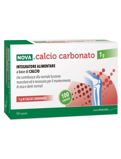 NOVA CALCIO CARBONATO1G 100CPS