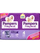 PAMPERS PROGRESSI MAXI PANNOLINO 4 7-18KG 44 PEZZI