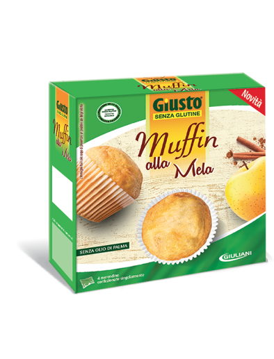GIUSTO S/G MUFFIN MELA 200G