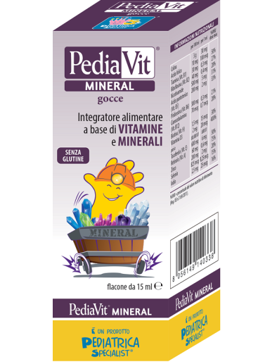 PEDIAVIT MINERAL INTEGRATORE VITAMINE GRUPPO B GOCCE 15 ML