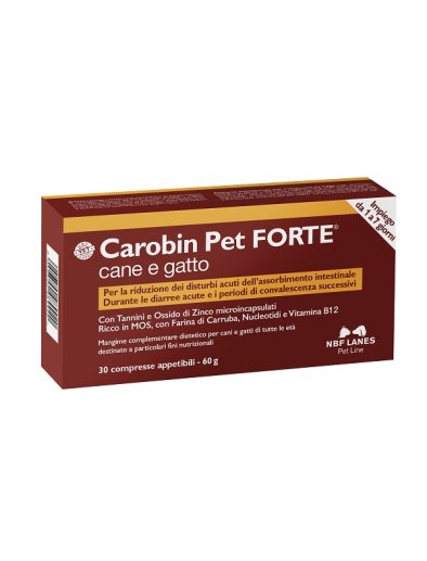 CAROBIN PET FORTE 30CPR