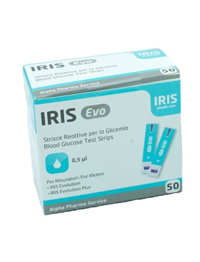 IRIS EVO STRISCE GLICEMIA 50PZ