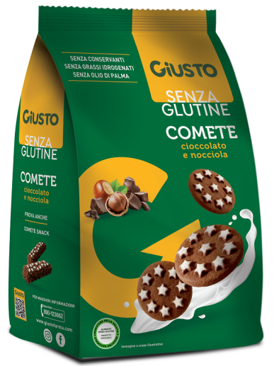 GIUSTO S/G COMETE BISCOTTI200G