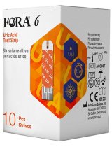 FORA6 STRISCE ACIDO URICO 10PZ