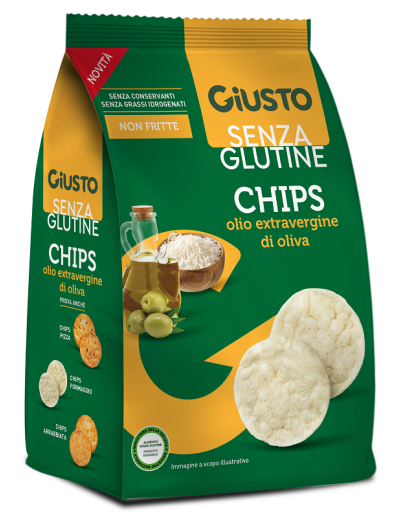 GIUSTO S/G CHIPS OLIO EVO 40G
