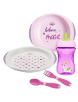 CHICCO SET PAPPA 12 MESI+ ROSA