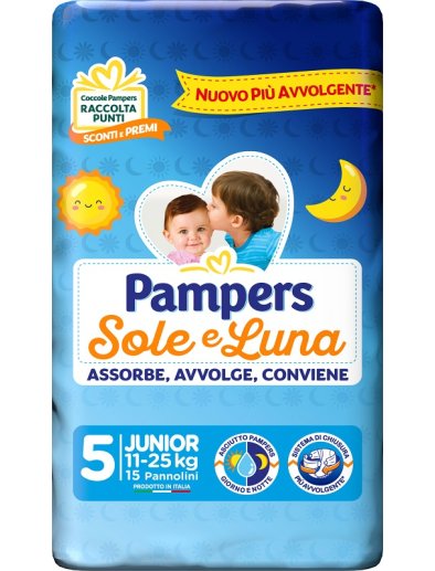 PAMPERS SOLE&LUNA JUNIOR 15PZ