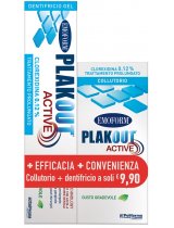Emoform Plack Out Active Clorexidina 0,12 % Collutorio + Dentifricio 75 ml