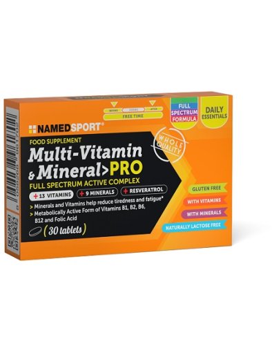 MULTI VITAMIN&MINERAL PRO30CPR