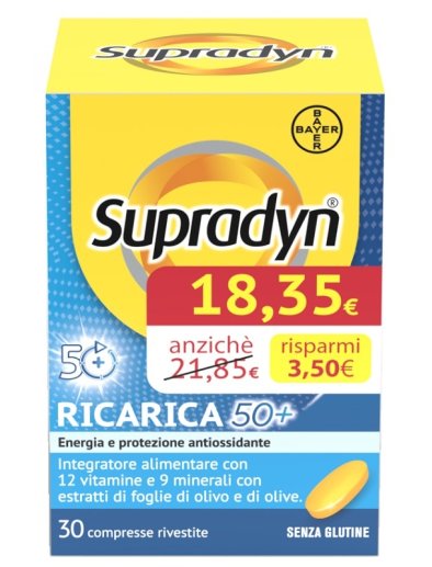 SUPRADYN RICARICA 50+ 30 COMPRESSE RIVESTITE PROMO