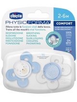 CH SUCCH COMF BOY SIL 0-6M 2P