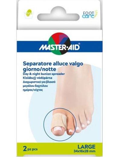 MASTER-AID FOOT CARE DIVARICATORE ALLUCE GIORNO/NOTTE TAGLIAL 2 PEZZI