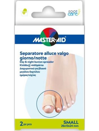 MASTER-AID FOOT CARE DIVARICATORE ALLUCE GIORNO/NOTTE TAGLIAS 2 PEZZI