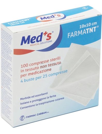 GARZA MEDS TNT 10X10CM 100PZ