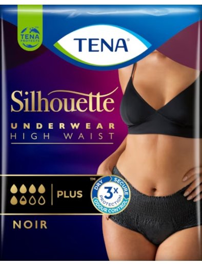 TENA SILHOUETTE NOIR M V/A 9PZ