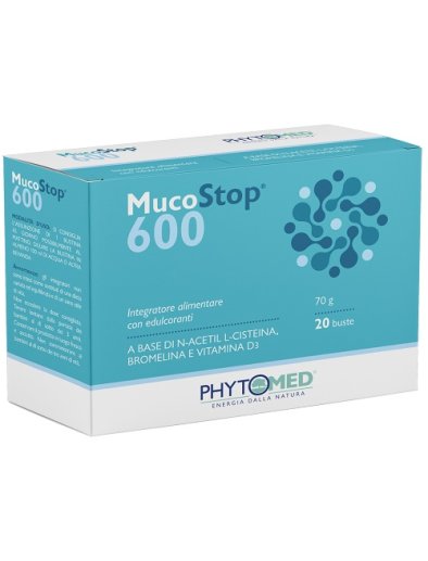 MUCOSTOP 600MG 20BUST