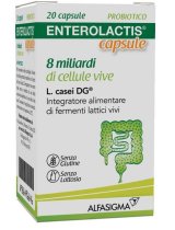Enterolactis Integratore di Fermenti Lattici Vivi 20 Capsule
