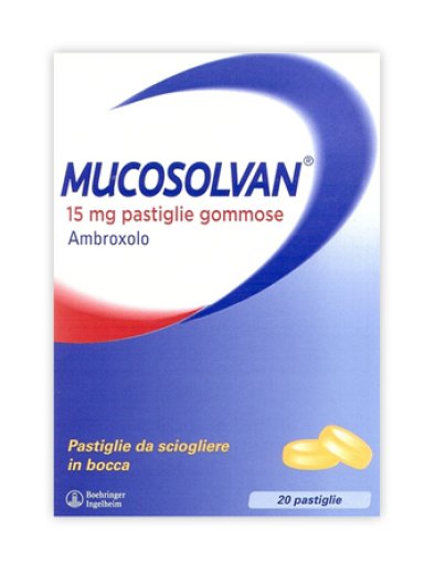 MUCOSOLVAN 20PASTL 15MG