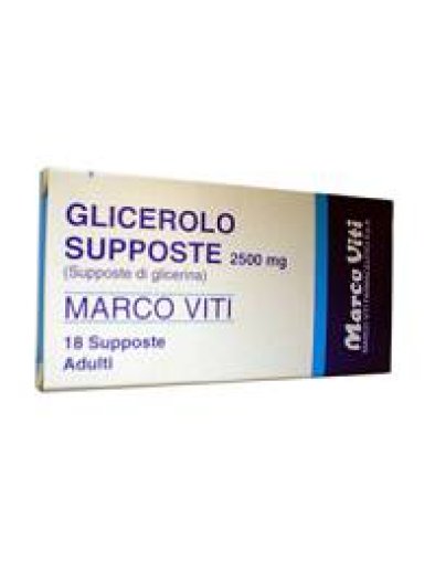 GLICEROLO (MARCO VITI)*AD 18 supp 2.250 mg