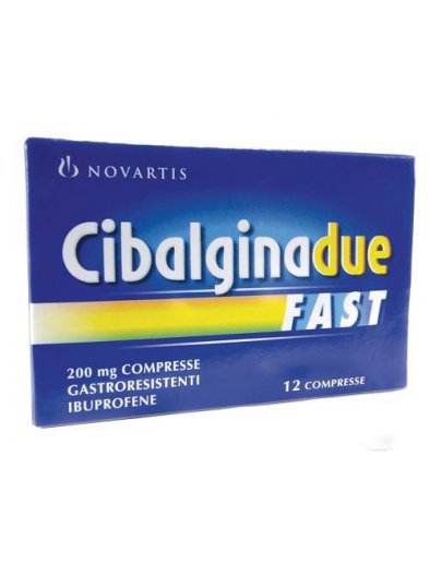 CIBALGINA DUE FAST*12 cpr gastrores 200 mg