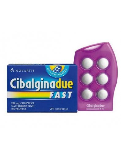 CIBALGINA DUE FAST*24 cpr gastrores 200 mg