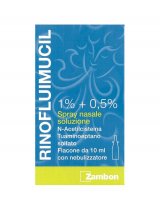 RINOFLUIMUCIL*1% + 0,5% spray nasale flaconcino 10 ml con nebulizzatore