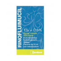 RINOFLUIMUCIL*1% + 0,5% spray nasale flaconcino 10 ml con nebulizzatore