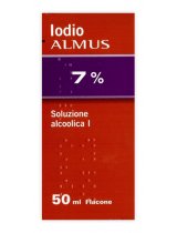 IODIO SOL ALCO I (ALMUS)*soluz alcolica 50 ml 7% + 5%