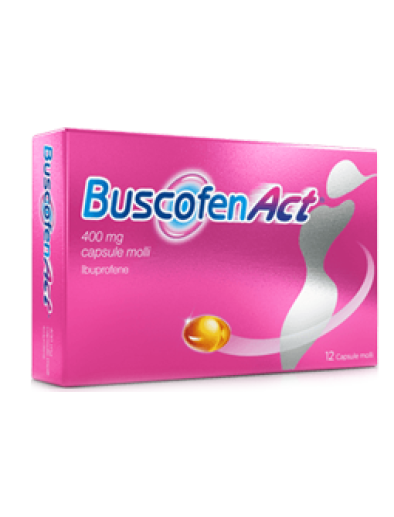 BUSCOFENACT*12 cps molli 400 mg