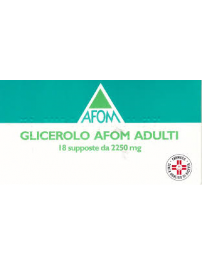GLICEROLO (AFOM)*AD 18 supp 2.250 mg