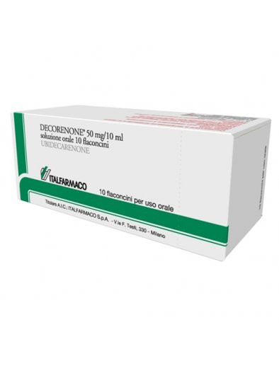 DECORENONE 50*orale soluz 10 flaconcini 50 mg 10 ml
