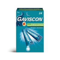 GAVISCON*24 bust orale sosp 500 mg/10 ml + 267 mg/10 ml menta