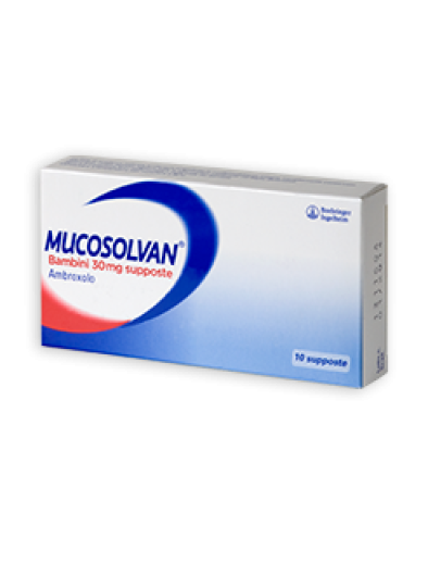 MUCOSOLVAN*BB 10 supp 30 mg