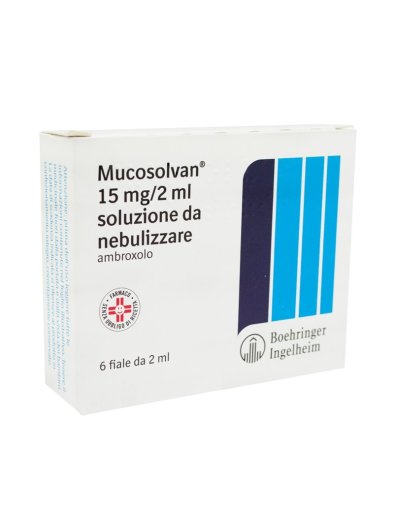 MUCOSOLVAN*soluz nebul 6 fiale 15 mg 2 ml