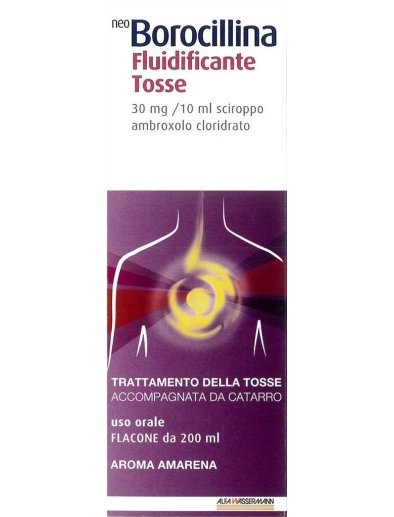 NEOBOROCILLINA FLUIDIFICANTE TOSSE*sciroppo 1 flacone 200 ml30 mg/ml