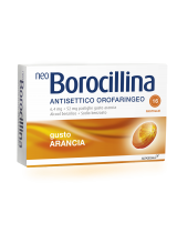 NEOBOROCILLINA ANTISETTICO OROFARINGEO*16 pastiglie 6,4 mg +52 mg arancia