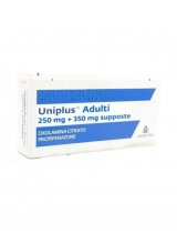 UNIPLUS AD 10SUPP 250MG+350MG