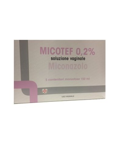 MICOTEF*soluz vag 5 flaconi 150 ml 0,2%