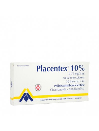 PLACENTEX SOL CUT 10F 0,75MG