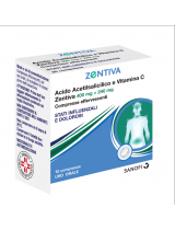 ACIDO ACETILSALICILICO E VITAMINA C (ZENTIVA)*10 cpr eff 400mg + 240 mg