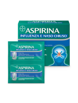 ASPIRINA INFLUENZA E NASO CHIUSO* 500 mg acetilsalicilico + 30 mg pseudoefedrina 10 bustine 
