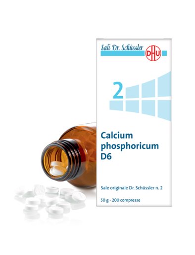CALCIUM PHOSPHORICUM D6 SALE DR.SCHUSSLER N.2*D6 200 cpr flacone