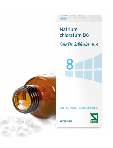 NATRIUM CHLORATUM D6 SALE DR.SCHUSSLER N.8*D6 200 cpr flacone