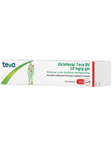 DICLOFENAC (TEVA B.V.)*gel derm 60 g 10 mg/g