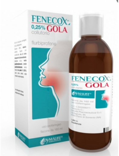 FENECOX GOLA*collutorio 160 ml 0,25%