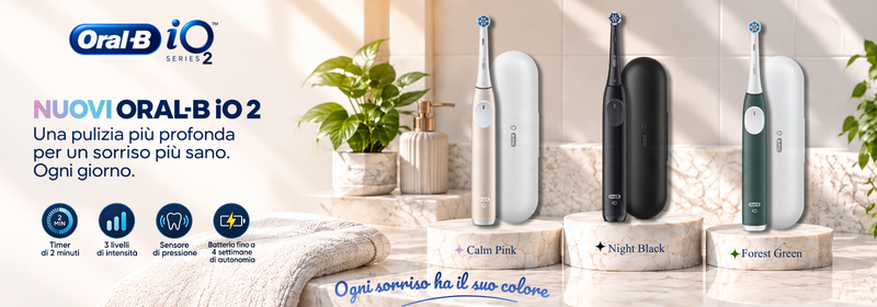 Oral-B iO2 - nuovi spazzolini elettrici