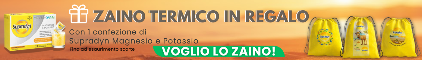 Supradyn Magnesio Potassio con zaino termico in regalo